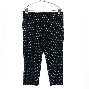 Jules & Leopold Women’s Pull On Pant Polka Dot Cropped Comfy Stretchy Fit Fun